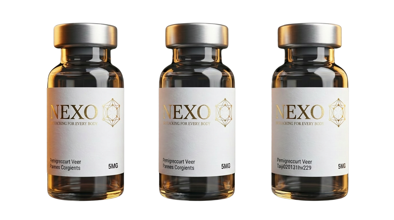 Premium research peptide vials